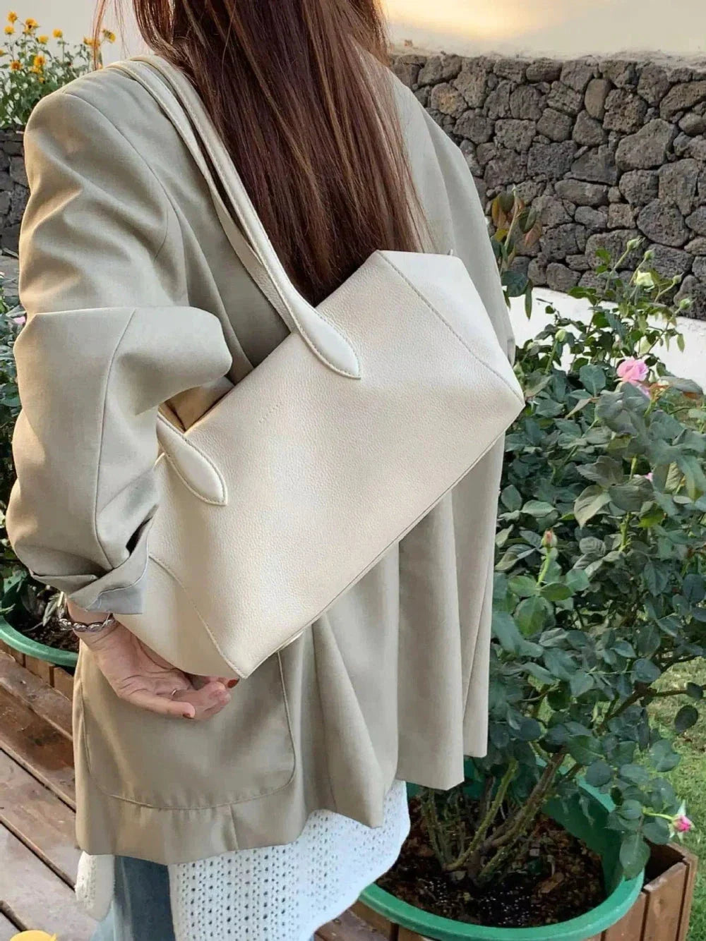 Bolso de bandolera de piel