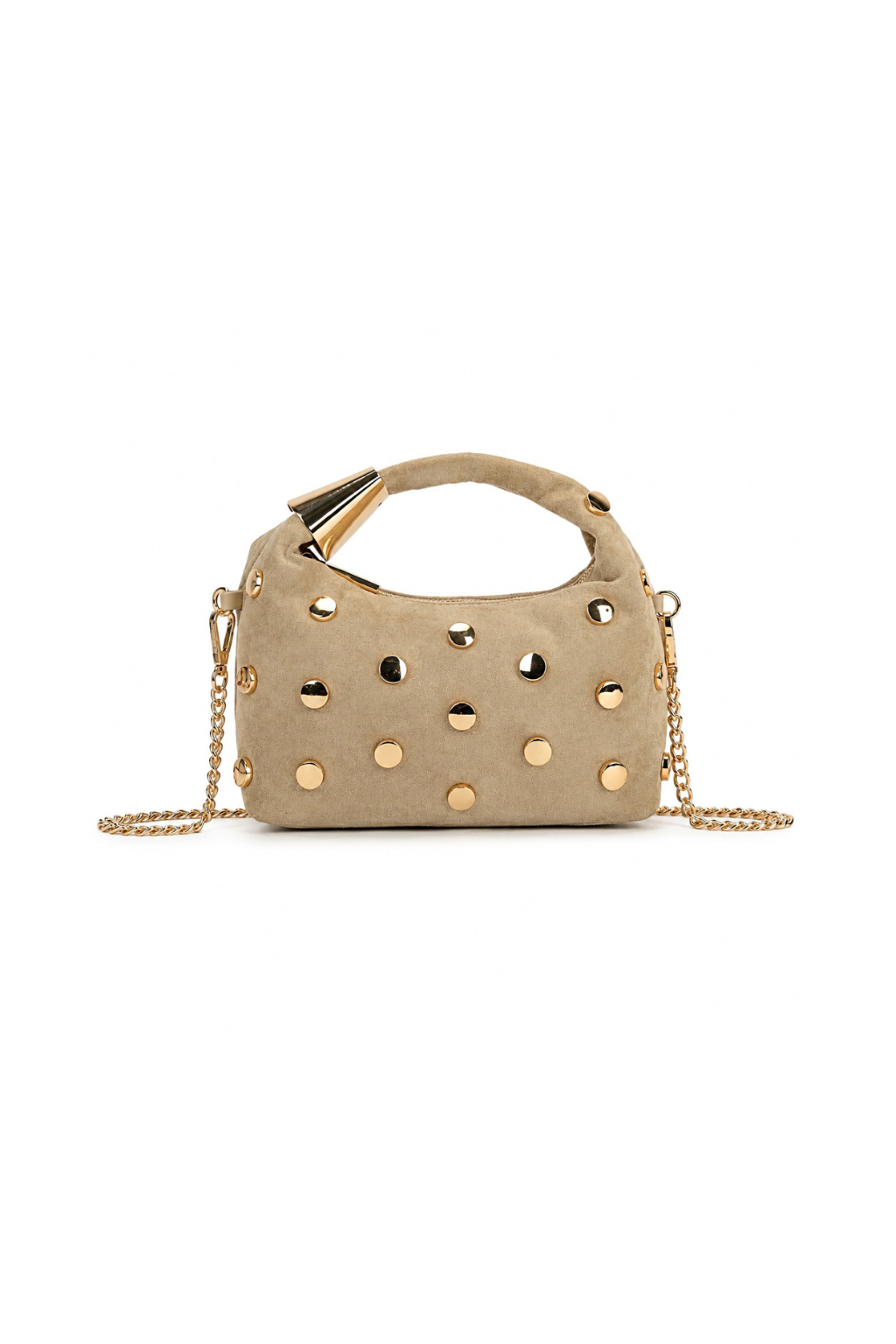Bolso Milano con tachuelas ★ beige