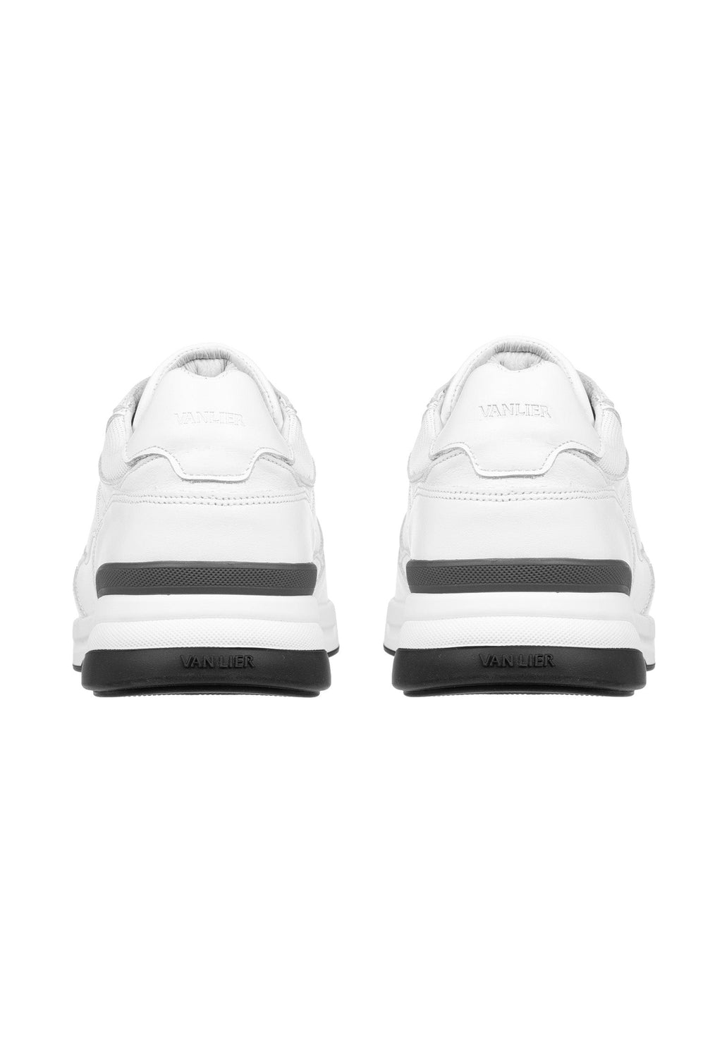 Zapatilla Ferro de piel lisa blanca