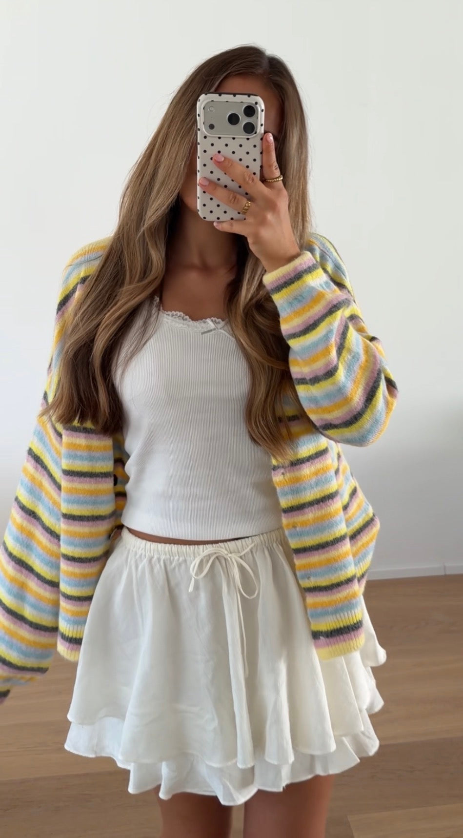 CARDIGÁN A RAYAS RAINBOW LEMON