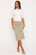 Falda Midi Torn Night Topo