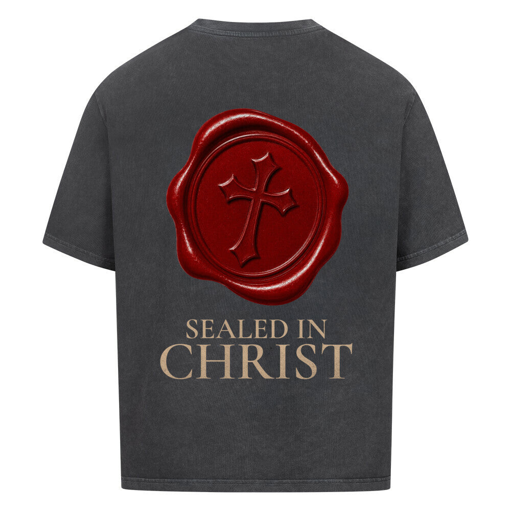 SEALED IN CHRIST - Oversized T-Shirt