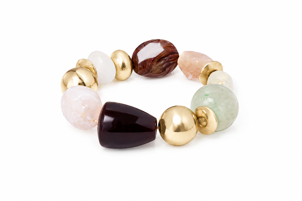 PULSERA DE CUENTAS DE COLORES VARIOS
