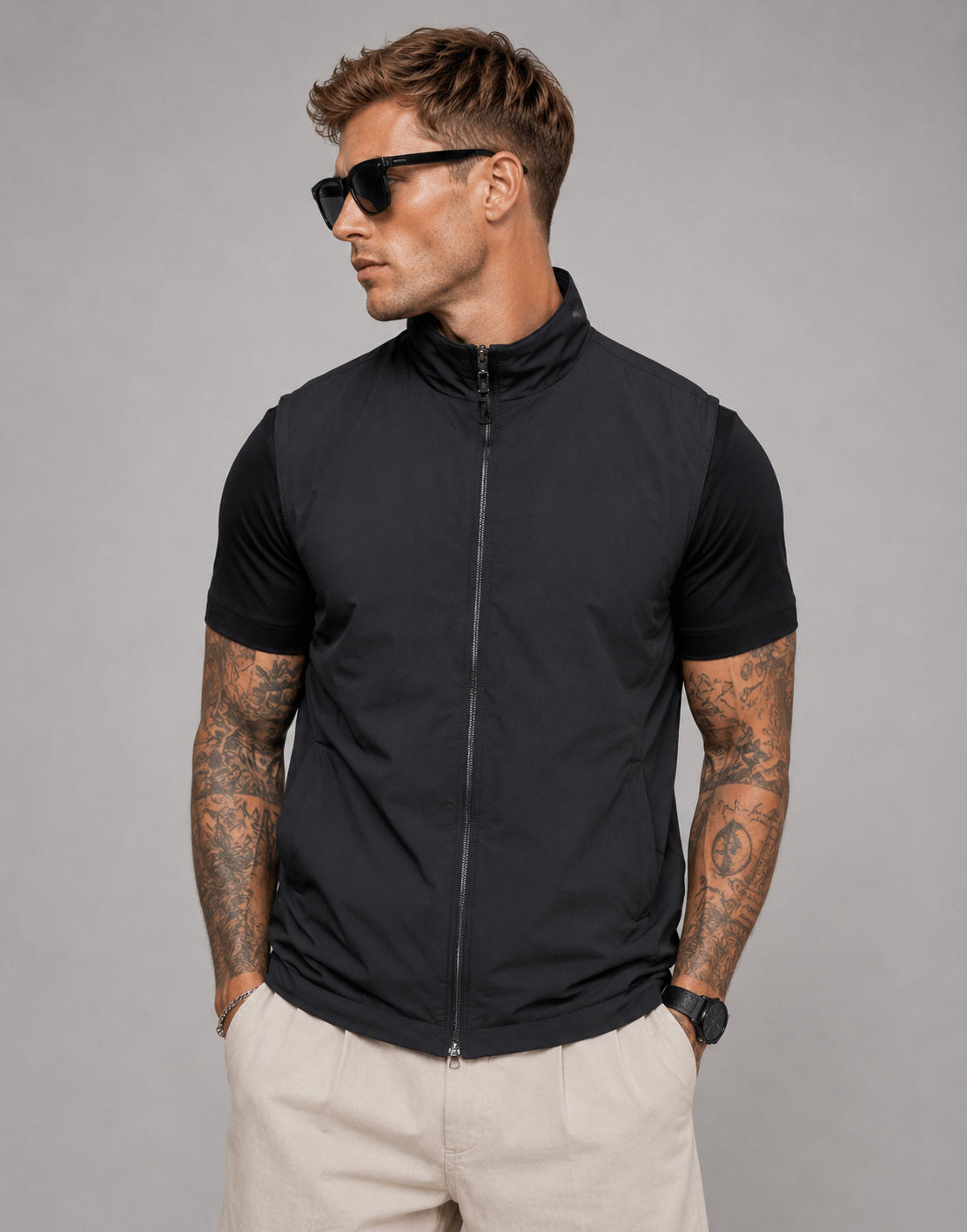THE ROMA REVERSIBLE BODYWARMER