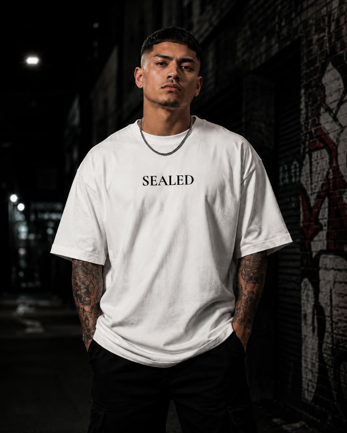 SEALED IN CHRIST - Oversized T-Shirt