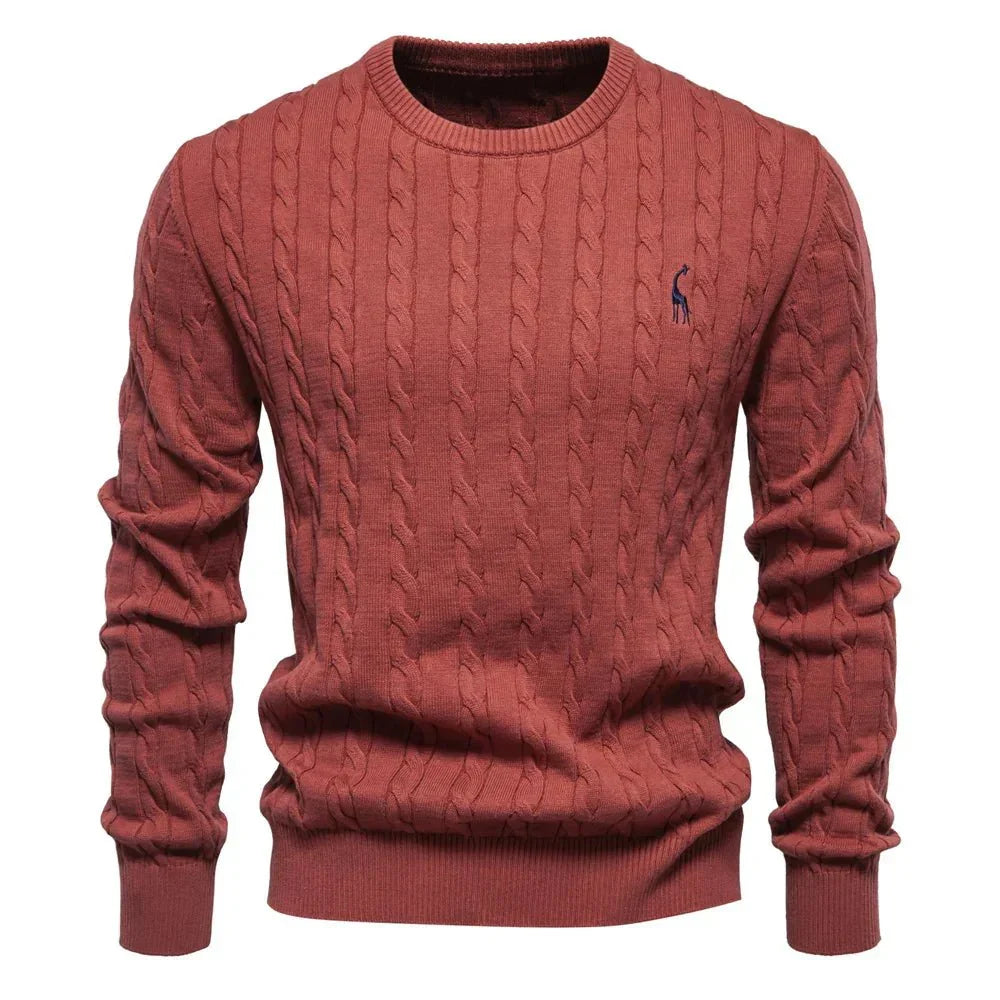 Sudadera clásico de punto trenzado