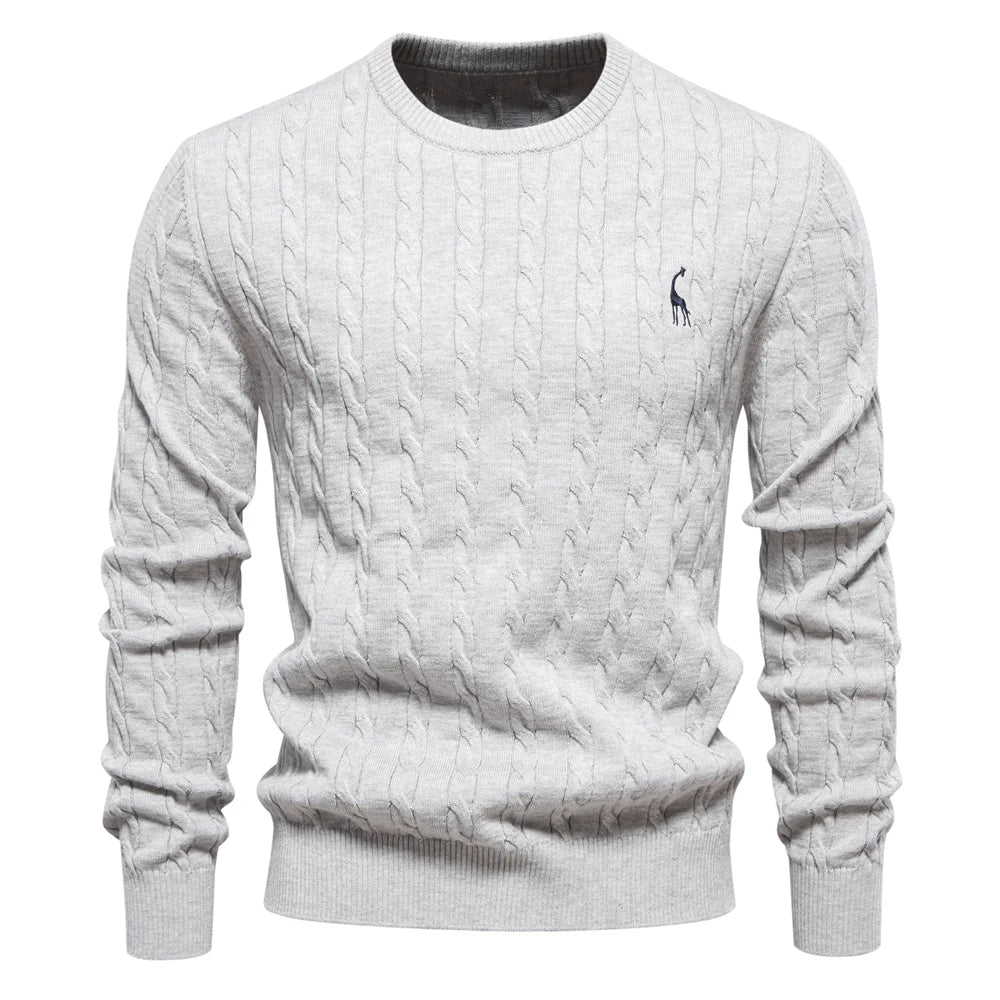 Sudadera clásico de punto trenzado