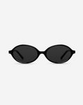 GAFAS DE SOL CON DETALLES OVALADOS, NEGRAS
