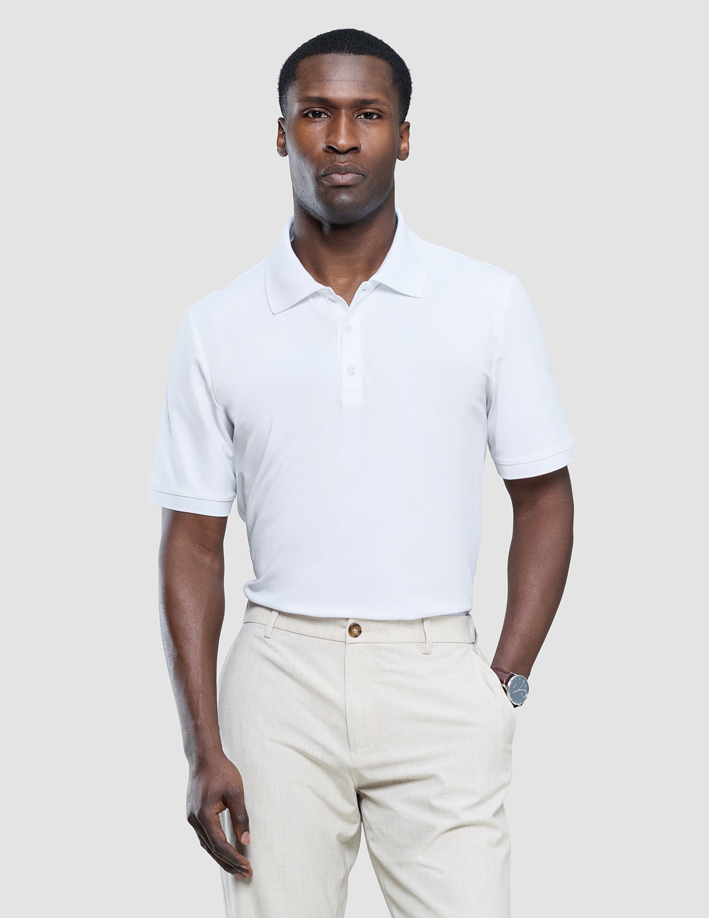 Polo Active Blanco