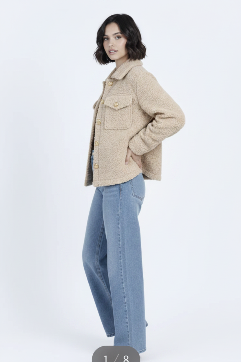 Chaqueta Beige - Pose 3
