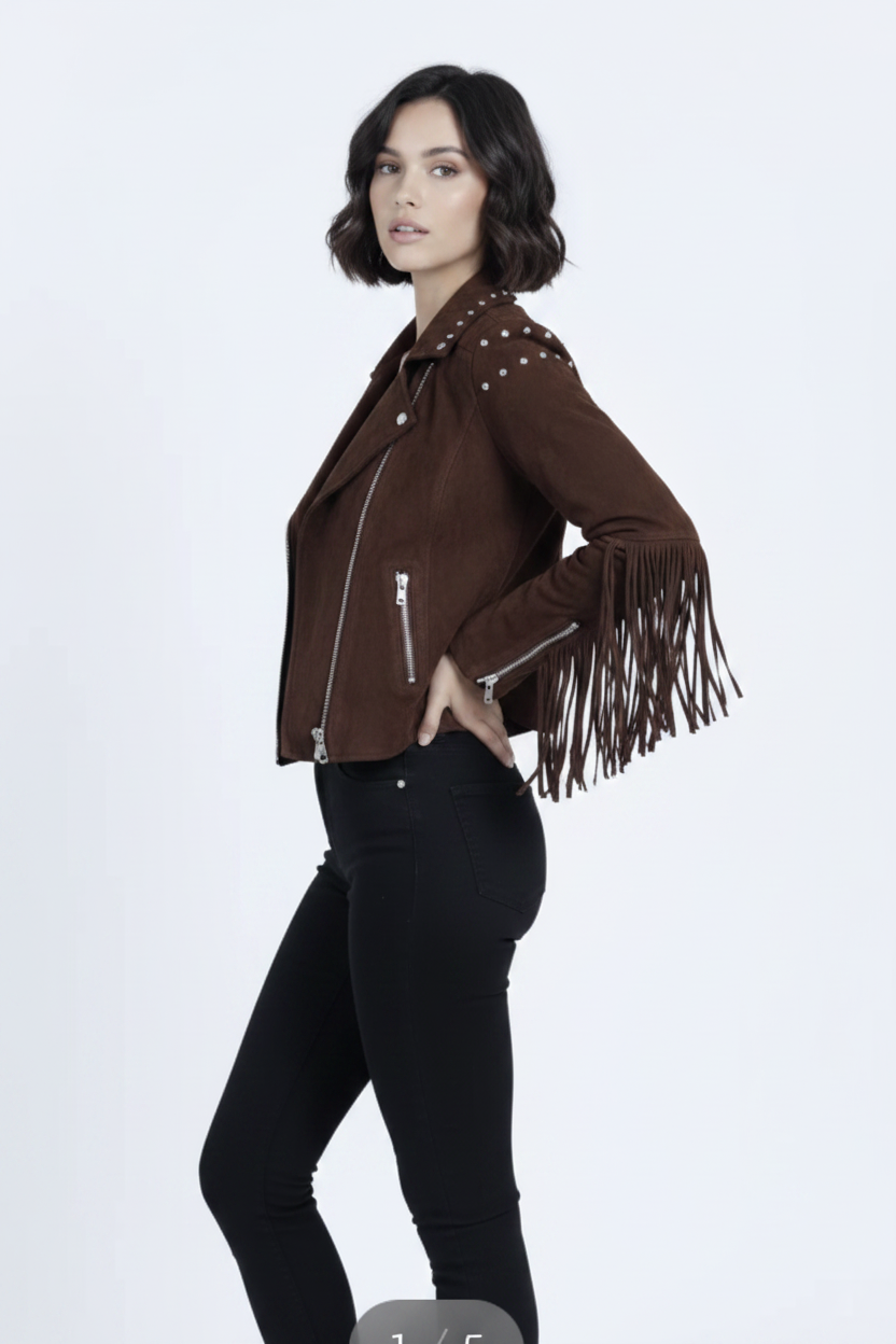 Chaqueta Biker - Pose 2