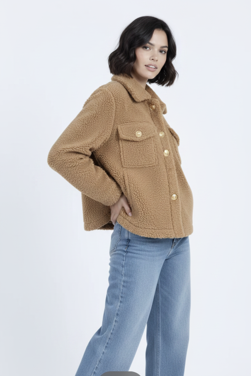 Chaqueta Caqui/Camel - Pose 3