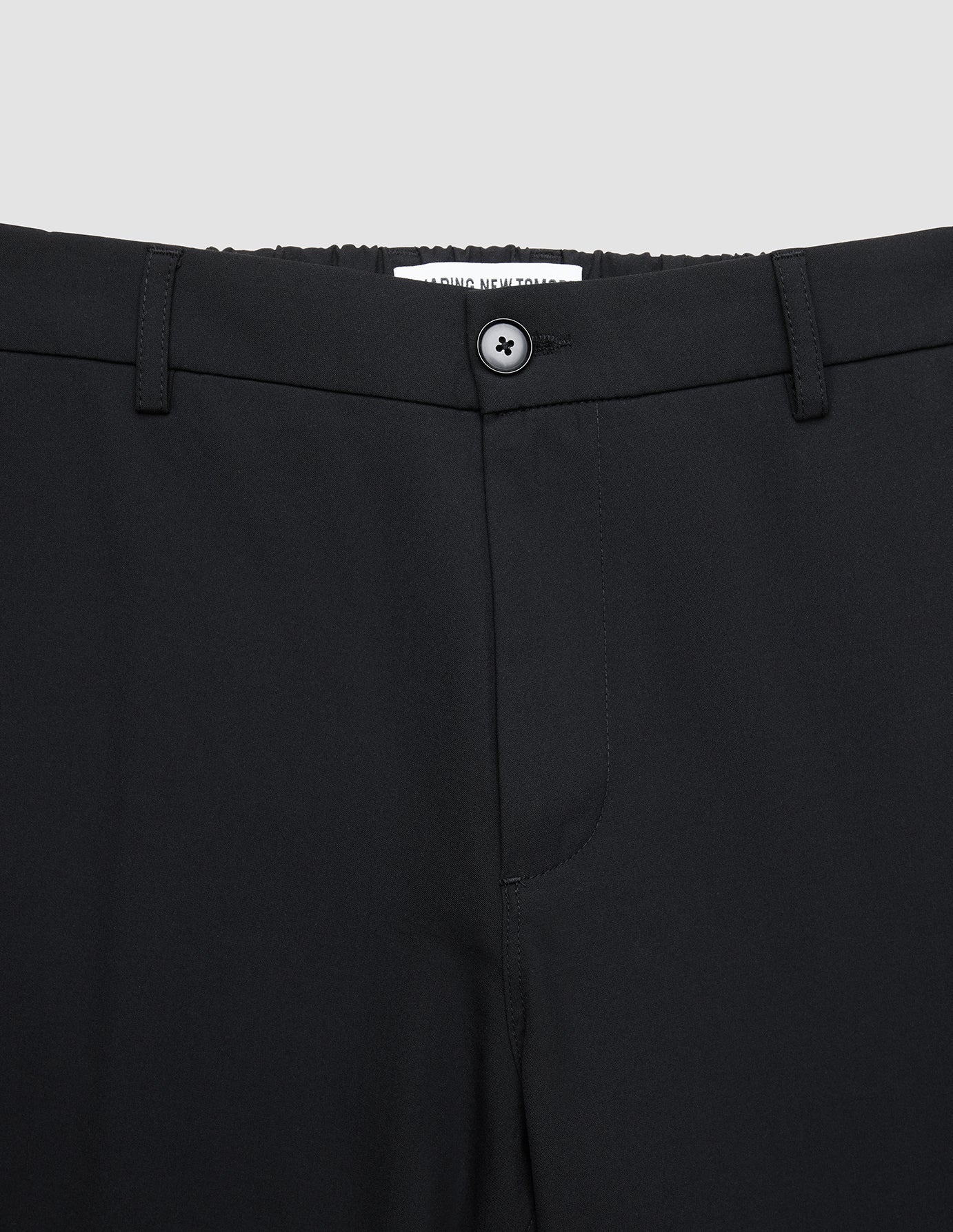 Pantalones elásticos Tech Linen negros